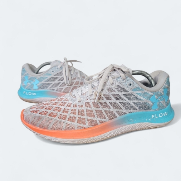 Under Armour UA W FLOW Velociti Wind 2 Multicolor Running Shoes Size 12 - Picture 1 of 17